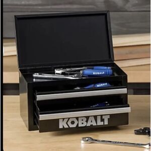 Kobalt Mini 10.83-in Friction 2-Drawer Black Steel Tool Box
NEW